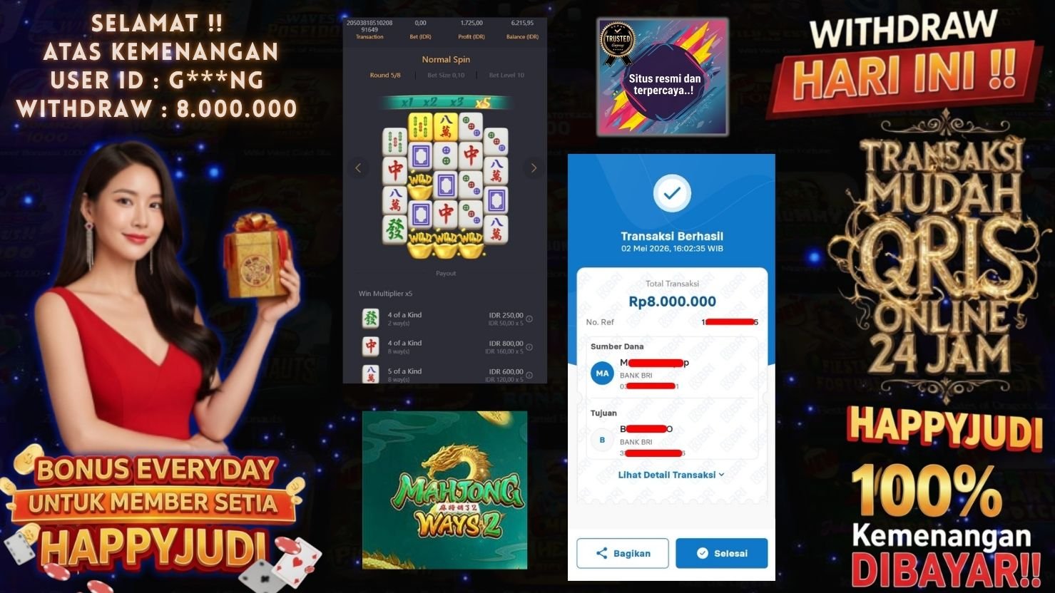 HAPPYJUDI JACKPOT SLOT MAHJONG WAYS 2